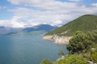 LBL1703798-1200  Lake Megali Prespa, view from Cape Roti. © Leif Bisschop-Larsen / Naturfoto.