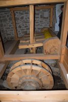 LBL1703808-1200  Fulling mill in the watermill at Agios Germanos, Prespa. © Leif Bisschop-Larsen / Naturfoto.