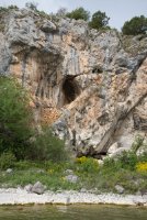 LBL1703910-1200  Hermitage in the cliffs of Lake Megali Prespa. © Leif Bisschop-Larsen / Naturfoto.