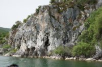 LBL1703914-1200  Cliffs of Lake Megali Prespa. © Leif Bisschop-Larsen / Naturfoto.