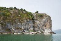 LBL1703918-1200  Cliffs of Lake Megali Prespa. © Leif Bisschop-Larsen / Naturfoto.