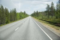 LBL1902426-1200  Heading north through the taiga of Finnish Lapland. © Leif Bisschop-Larsen / Naturfoto.